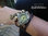 Armbanduhr mit Lederarmband braun und einer Eule als optisches Highlight