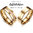 Freundschaftsringe aus Edelstahl mit einer 18K Vergoldung • Damenring mit Cubic Zirconia